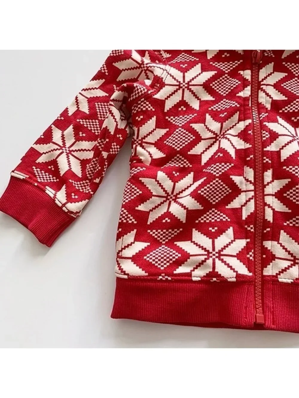 Hanna Andersson Kids Snowflake Sherpa Lined Hooded Jacket 2T 85 cm
